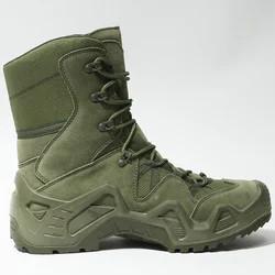 Side Zip Military Zipper Boots Mens Winter Cotton Non-Slip Wear-Resistant Climbing