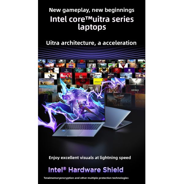 Ultra9 Design Specific Lightweight 16 Touch Screen High Performance Intel Gaming Laptop for Business Office Student Use US Plug