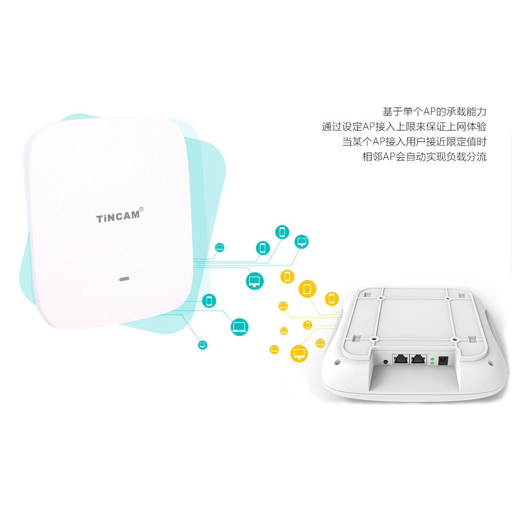 1200M Dual frequency ceiling type AP