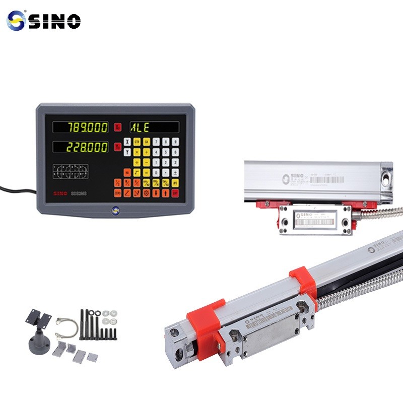SINO SDS2MS 2 оси Система цифрового чтения DRO многофункциональная с линейной шкалой KA300 для станка