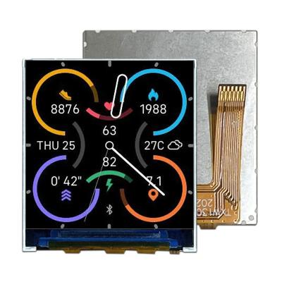 Small-Sized Square LCD Display Screen 1.3-inch 240 * 240IPS High Definition High Brightness 450cd/m2 3.2V Backlight Voltage