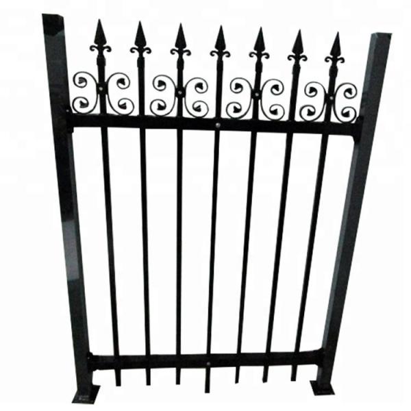 Classical Ornamental Cast Iron Fence European Style For Decorations