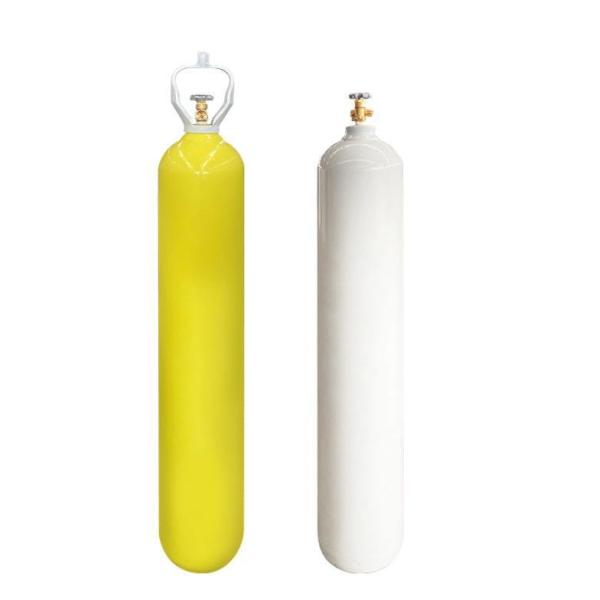 ISO Tped High Pressure Seamless 40L Empty Medical Oxygen Gas Cylinder for Peru India