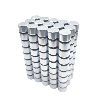 Sintered Rare Earth Magnets Neodymium Disc Magnets N48 With Zinc Coating