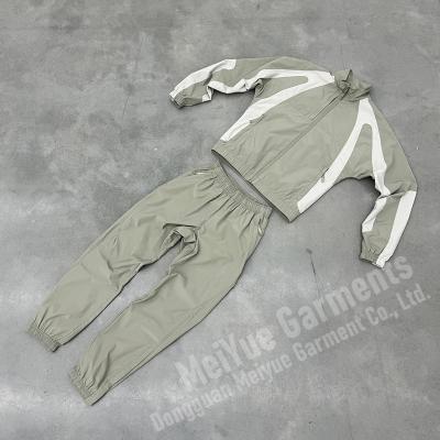 Heat Transfer Printing Windbreaker Tracksuit Unisex Jogging Suits Custom Lables