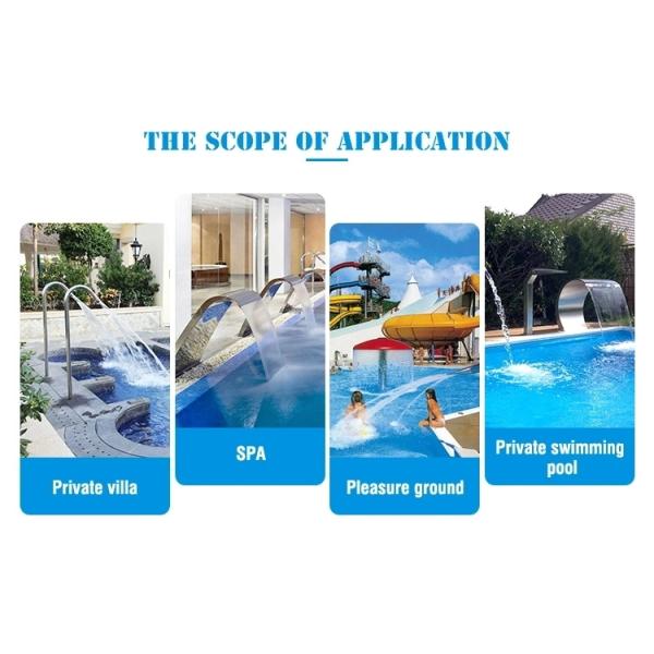 Сопло водопада пруда ААА ИСО9001 СС304 для массажа