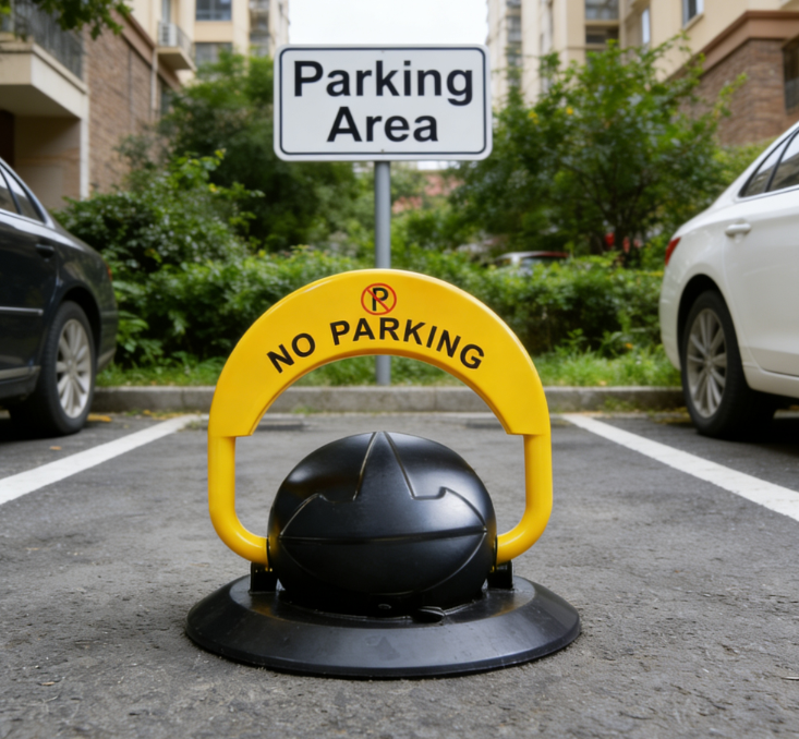 Safety Car Parking Locks Rust Resistant Corrosion Resistant Parking Space Barrier