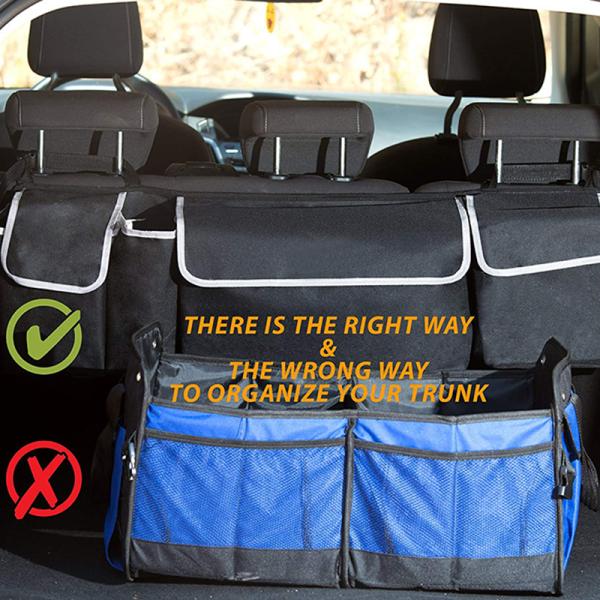 Hot selling Amazing design Trunk and Backseat car Organizer