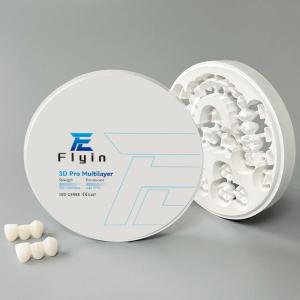 3Dプロ多層歯科ジルコニアブロック CAD CAM ディスク 歯科ラボのクラウンとブリッジ