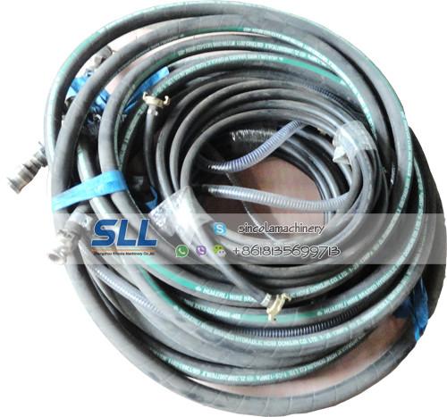 Shotcrete machine wear resistance rubber air pipe for concrete spraying