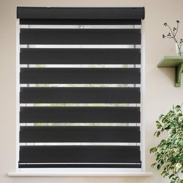 New Latest Colorful Plain Blackout Roller Shades Zebra Blinds Fabrics