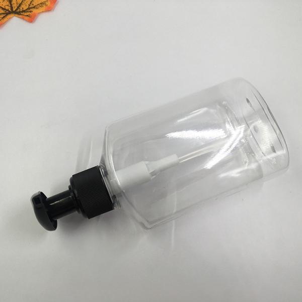 Cosmetics Round PET Pump Bottle Featuring Screw Cap Suitable for Dispensing Liquid Cosmetics and Personal Care