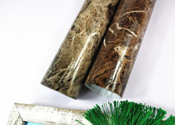 Realistic Wall Marble Paper With Adhesive Backing Interior Roll Size 1.22M*50M