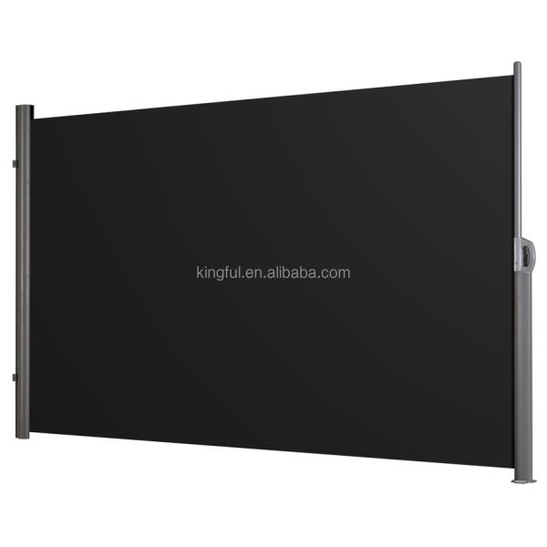 300 x 160 cm Aluminum Frame Side Awning for Outdoor Privacy and Sun Shade Protection