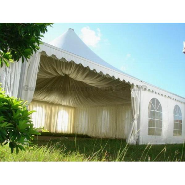 Easy Assembly Luxury Pagoda Party Tent Transparent For Family Camping ISO