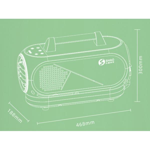 На открытом воздухе кондиционер 1100BTU R134a перезарядки DC24V с Bluetooth