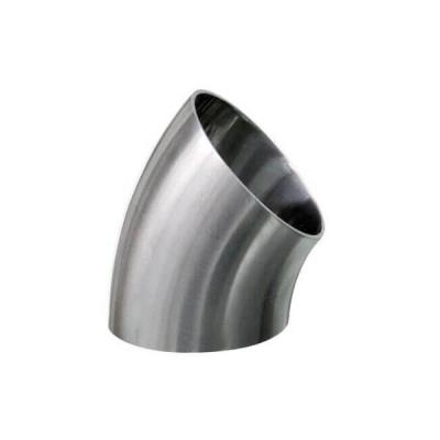 Safety Sanitary Butt Weld Fittings 45 90 180 Degree Pipe Elbow Fittings ASME BPE Standard