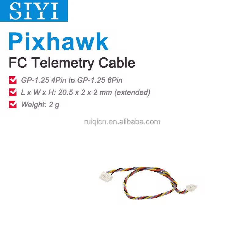 Wholesale Price SIYI Flight Controller Telemetry Cable For Pixhawk BOYING JIYI VK CUAV Holybro Controllers