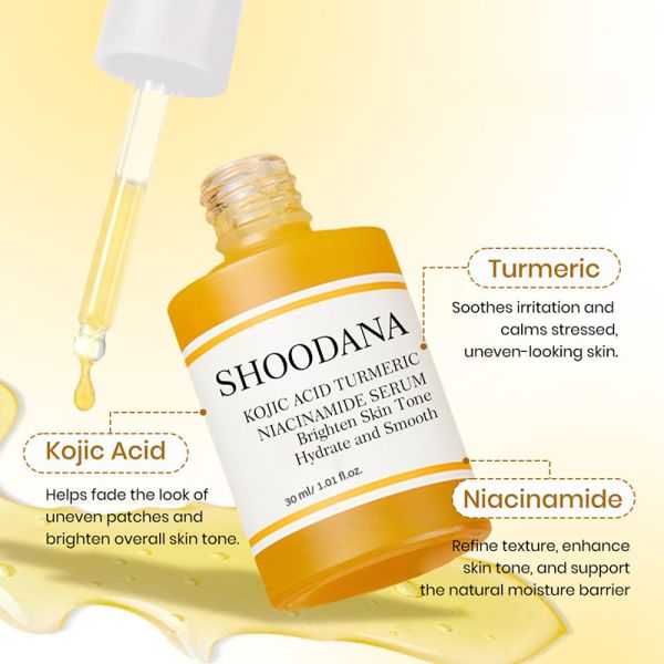 Kojic Acid Turmeric Vitamin C Niacinamide Hydration Serum Clarifying Balancing Capsule Soothing Brightening Anti-Wrinkle