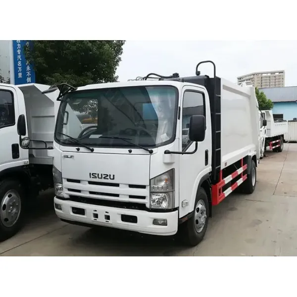 ISuzu 600p 5m3 6m3 8m3 Garbage Compactor Truck Rear Loading Rubbish Waste Collector Truck
