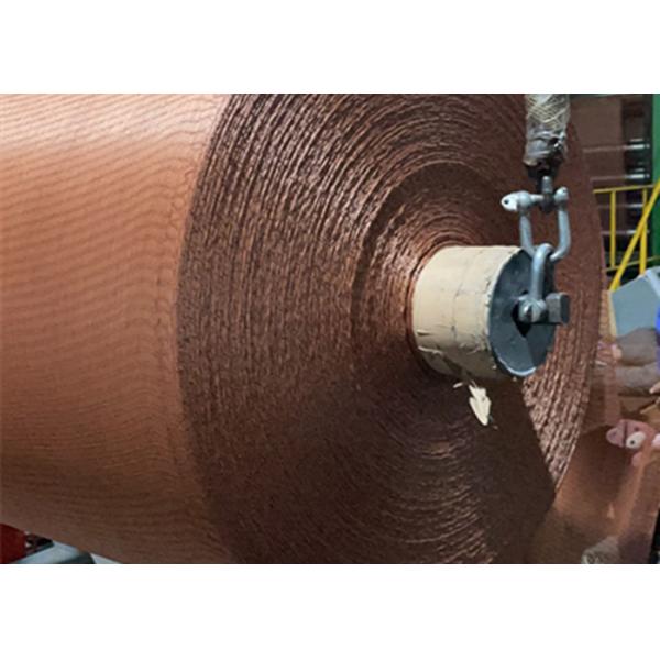 Nylon 66 Tire Cord Fabric Brown 1260D For Semi Steel Radial
