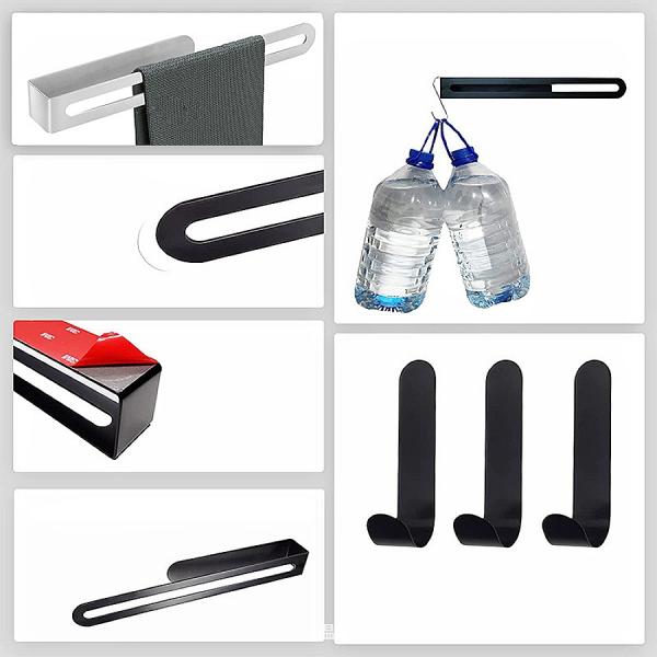 SS304 Bathroom Shower Accessories Bathroom Towel Storage Rack Rustproof