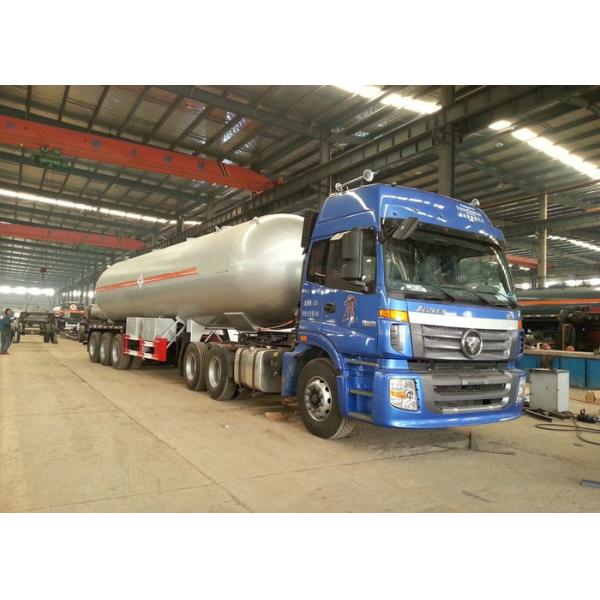 Tri Axles Tank Semi Trailer For 40000L- 48000L Liquid Ammonia Transport