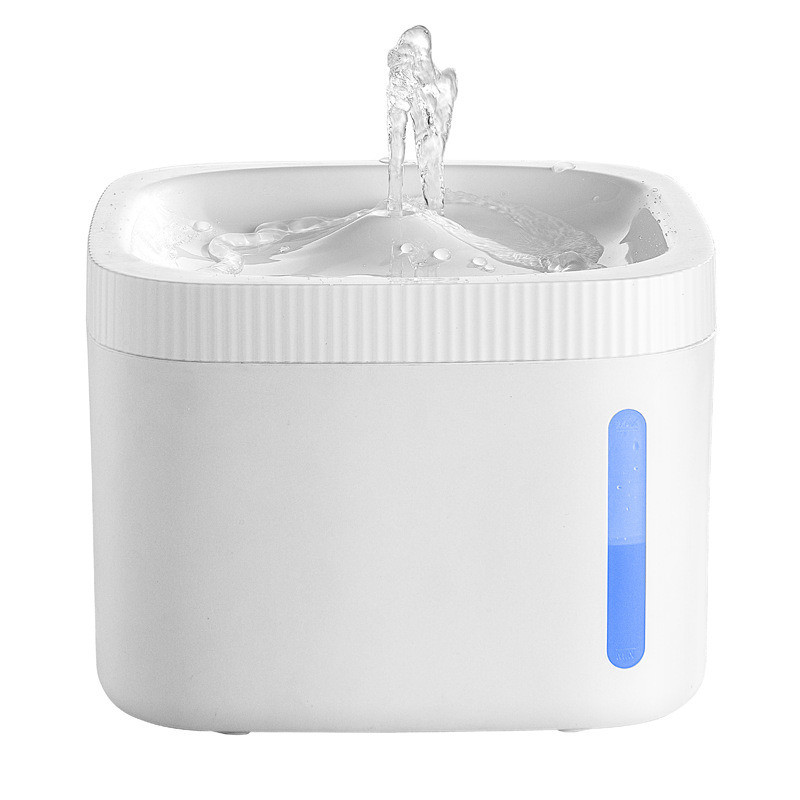 3L Stainless Steel Cat Drinking Fountain with Filtered Feeder and Automatic Flower Design