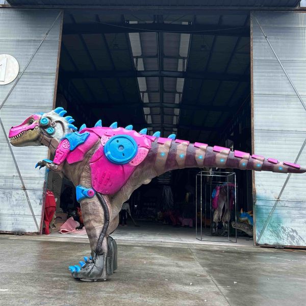 Event Atmosphere Create Interactive Dinosaur Costume With Light Weight
