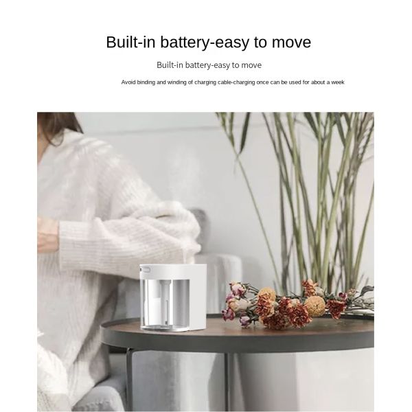 Household Office Use Plastic Ultrasonic Humidifier With One Week Battery Life OEM ODM