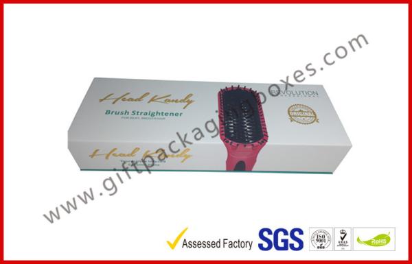 Magnetic gift boxes for hair extension , 1500g Hard board box with logo embossed and foiled
