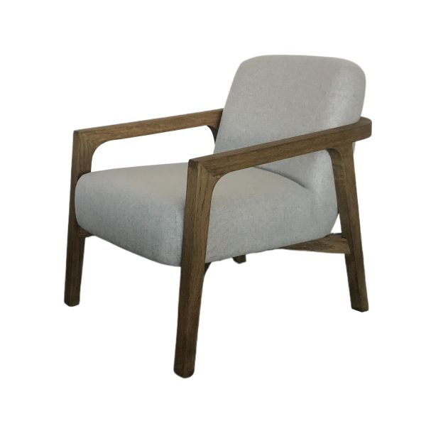 Solid Wood Upholstered Lounge Chair | Custom Hospitality Seating CYC-013