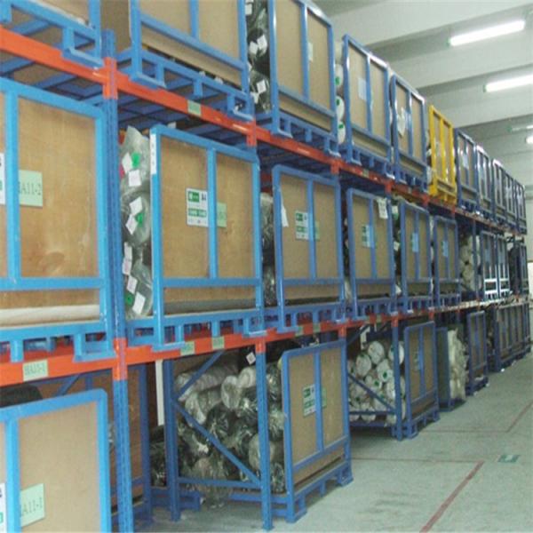 Q235 Складываемая клетка для поддонов Промышленность Металлические сетчатые контейнеры для хранения