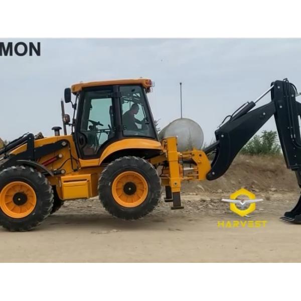 SAM388 2.5Ton 75Kw Backhoe Loader Cummins Engine  Hot Sale in Near Tanzania