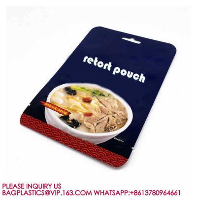 Ready To Ship Bagease High Temperature Vacuum Bags Retort Pouch Bag For Ready Health Food