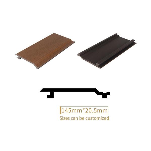 Fireproof WPC Cladding Panel 20.5x145mm Wood Plastic Composite Wall Board