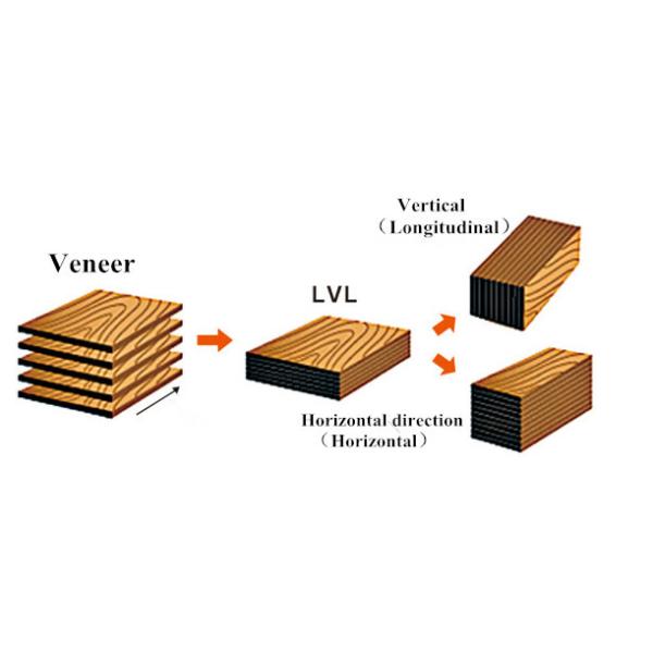 Laminate Veneer Lumber /Furniture grade poplar LVL plywood for bed slats /LVL osha scaffold plank