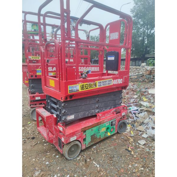 Carretilla elevadora de tijera eléctrica Sany de 4 metros