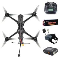 7 pulgadas FPV Drone Peso útil 2Kg 5.8G 2.5W 3W VTX 1.2G/1.3G ELRS 915 FPV 7 pulgadas Drone Kits para fotografía aérea