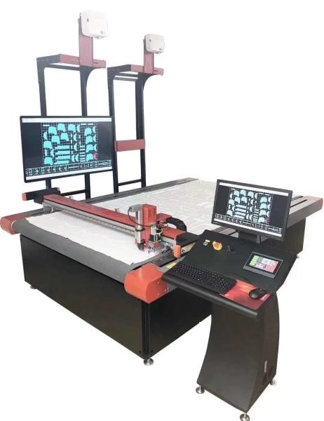 Blue Frame Silver Case GM3016DK5 CNC Digital Cutter for HD Projecting Fabric within 1