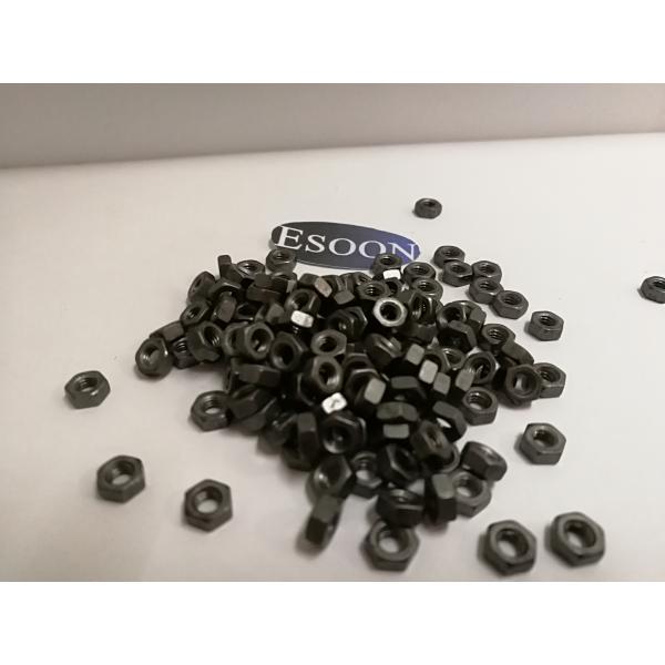 M3-0.5 DIN 934 standard Hex Nut Plain Finish Steel Class 8  (HEXAGON FULL NUT)