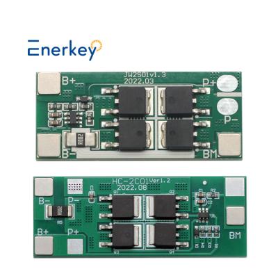 Enerkey BMS 2S 20A 7.4V 8.4V Li-Ion LiPo Battery BMS 18650 Charger Protection Board for Electric Motorcycle