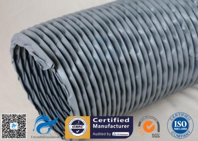 PVC Coated Fiberglass Fabric Waterproof Flexible Ventilation Air Duct 200MM 260℃