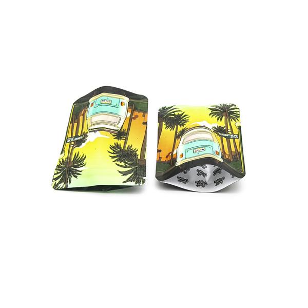 Embalagem de plástico hermético Stand Up Pouch Zipper Tabaco Cigarro Tea Packaging Bag