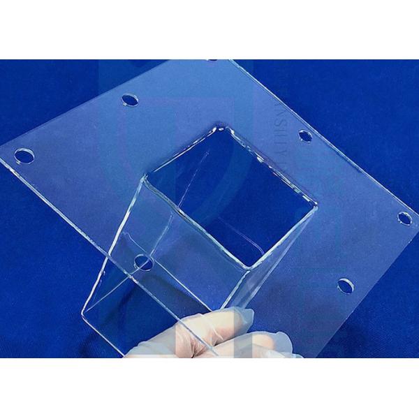 Стеклоизделие научной лаборатории ISO плавленного кварца индустрии химии