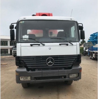 High Functioning Concrete Trailer Pump Sermac 47m Benz Used Concrete Pump Truck