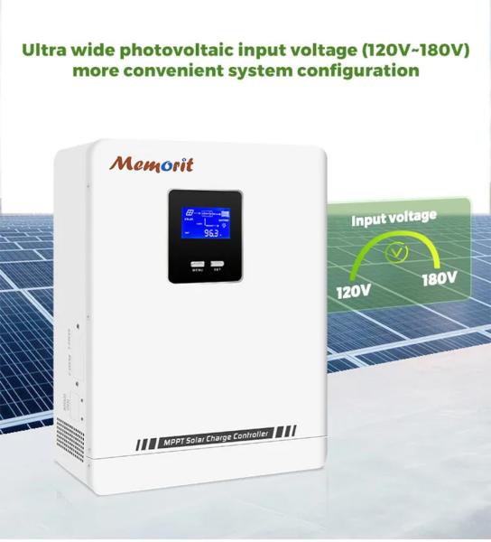 Off Grid MPPT Solar Charge Controller 50A 238*180*82mm Regulator