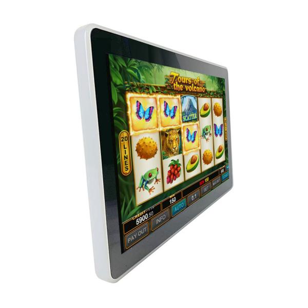 21.5 Inch Capacitive Touch Screen Monitor Side LED Light For POG WMS FOX Game