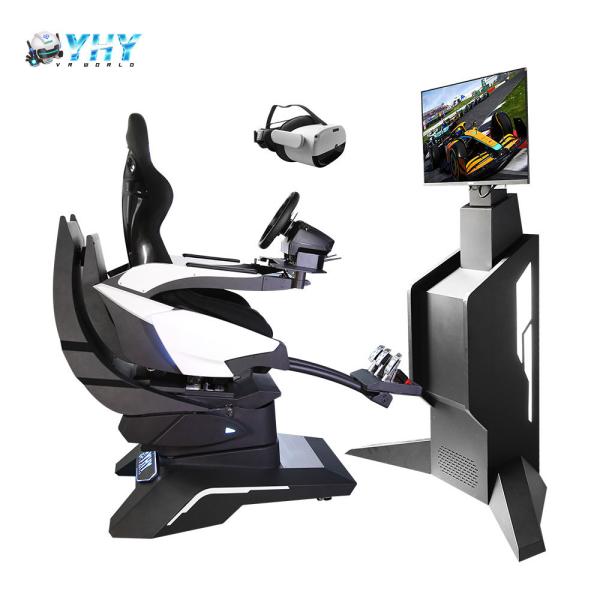 Simulateur de conduite F1 Vr Jeu 32 pouces Écran tout en alliage d'aluminium Forme 4