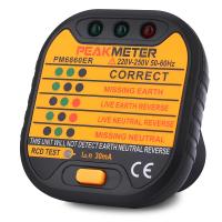 110 / détecteur automatique de diagnostic de l'électricité d'appareil de contrôle de la prise 230V électrique